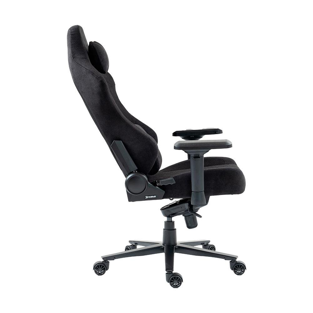 Cadeira Gamer KBM! Gaming CG700 Preto, Tecido, Até 150 kg, Apoio de Braço 4D, Com Almofadas, Reclinável - KGCG700PT Cadeira Gamer KBM! Gaming CG700 Preto, Tecido, Até 150 kg, Apoio de Braço 4D, Com Almofadas, Reclinável - KGCG700PT
