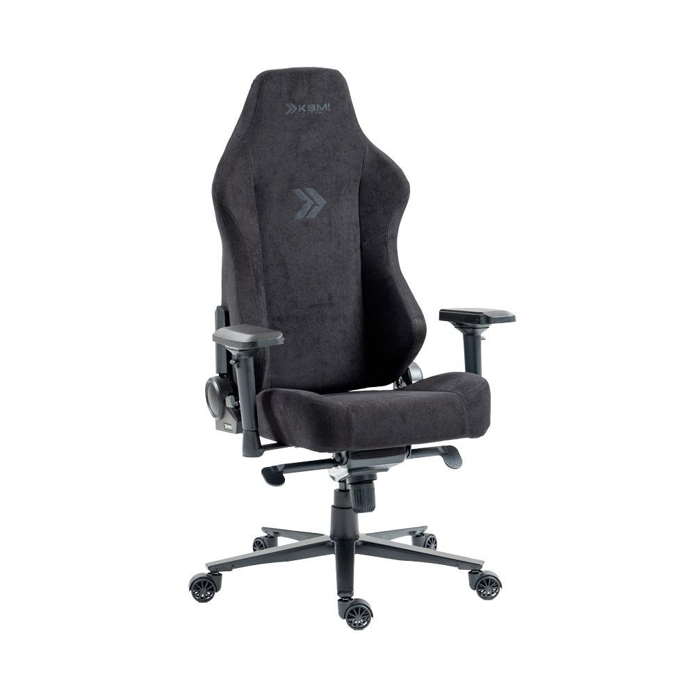 Cadeira Gamer KBM! Gaming CG700 Preto, Tecido, Até 150 kg, Apoio de Braço 4D, Com Almofadas, Reclinável - KGCG700PT Cadeira Gamer KBM! Gaming CG700 Preto, Tecido, Até 150 kg, Apoio de Braço 4D, Com Almofadas, Reclinável - KGCG700PT