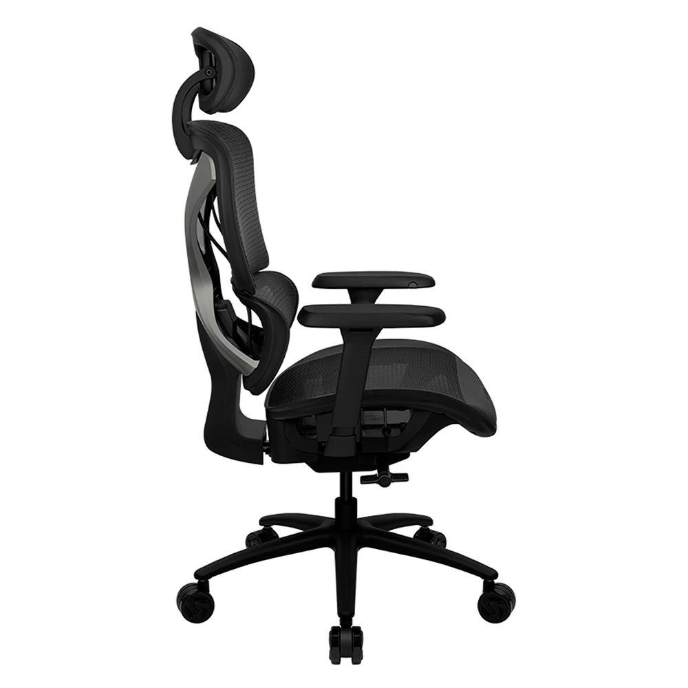 Cadeira Office ThunderX3 XTC Mesh, Até 150Kg, Reclinável, Braço 3D, Cilindro de Gás Classe 4, Nylon, Preto - 79603 - view 4
