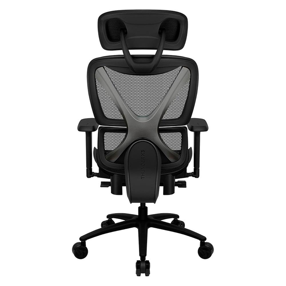 Cadeira Office ThunderX3 XTC Mesh, Até 150Kg, Reclinável, Braço 3D, Cilindro de Gás Classe 4, Nylon, Preto - 79603 - view 5