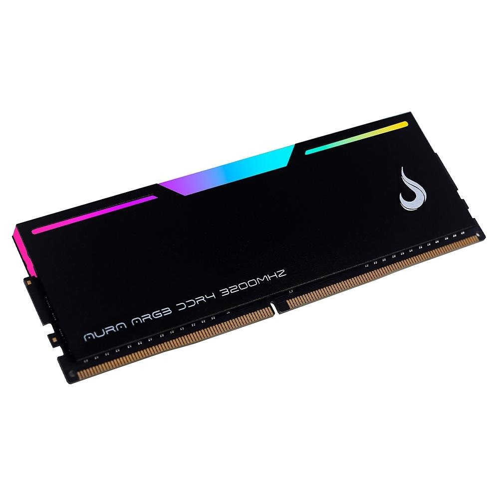 Memória RAM Gamer Rise Mode Aura, ARGB, 16GB, 3200MHz, DDR4, CL19, Preto - RM-D4AB-16G-3200ARGB - view 2