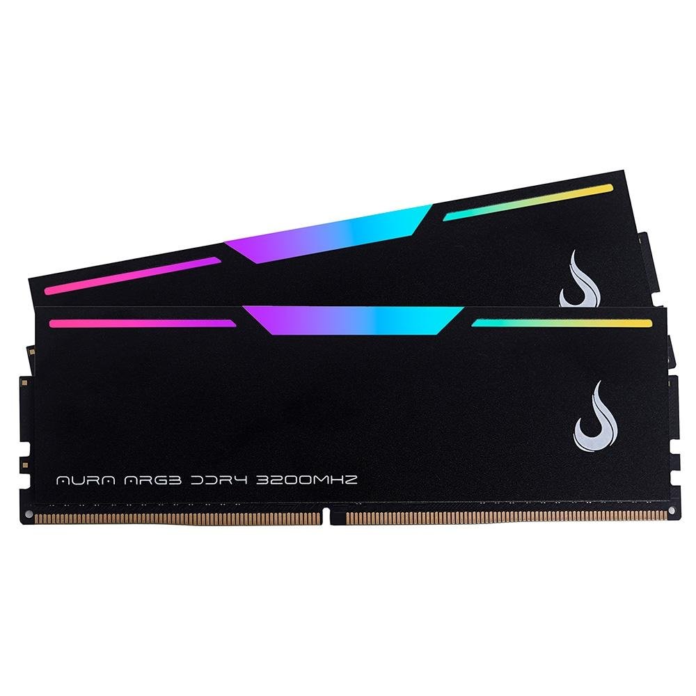 Memória RAM Rise Mode Aura RGB 32 GB (2x16 GB) DDR4 3200 MHz CL19