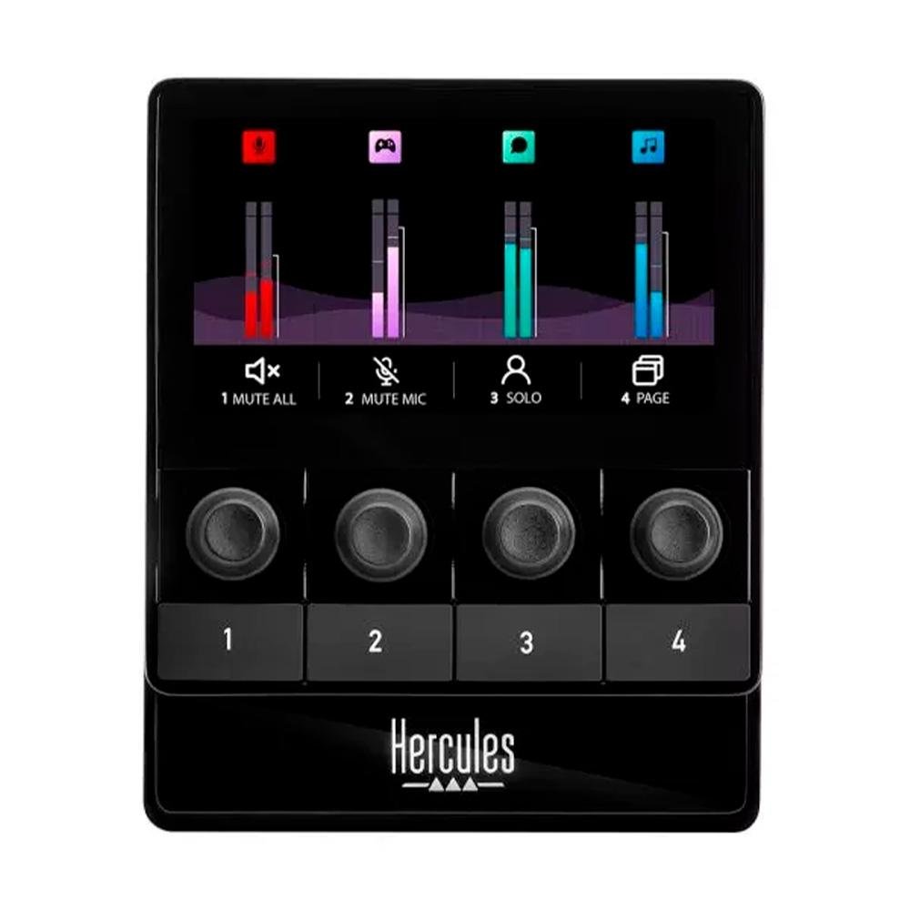 Mesa Controladora de Áudio para Streaming ( Balão.info) Stream 100, 4 Teclas, Tela LCD, USB - ( Balão.info - foto 2