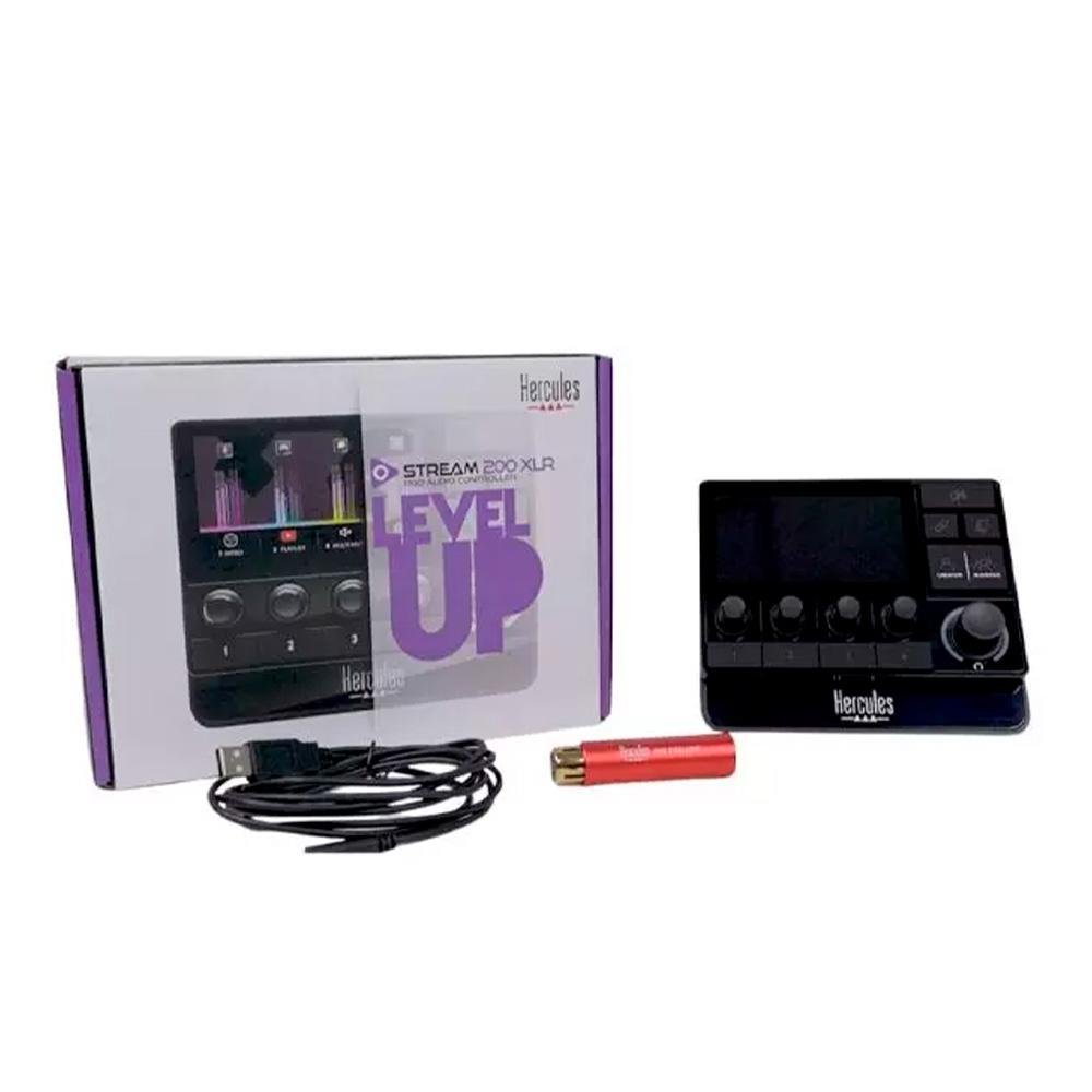 Controlador Stream 200 Hercules, Tela LCD, 8 Teclas, 5 Controladores de volume, XLR - 4780934 - view 4