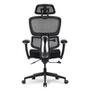 Cadeira de Escritório Ergonômica DT3 Azzera Home, Até 120 Kg, Braço 3D, Ajuste de Altura, Preto - 14057-7