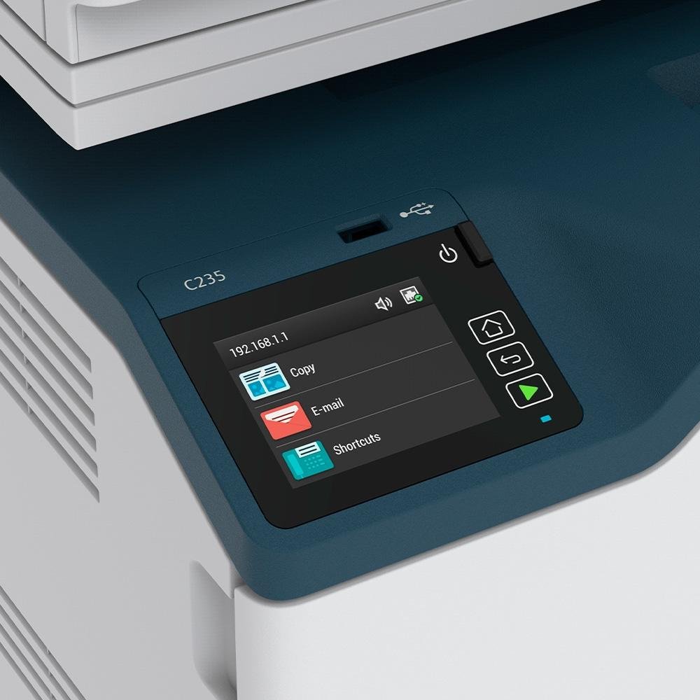 Multifuncional Xerox Laser Color, Jato de Tinta, A4 24ppm, USB, Ethernet e Wireless - C235DNIMONO - view 4