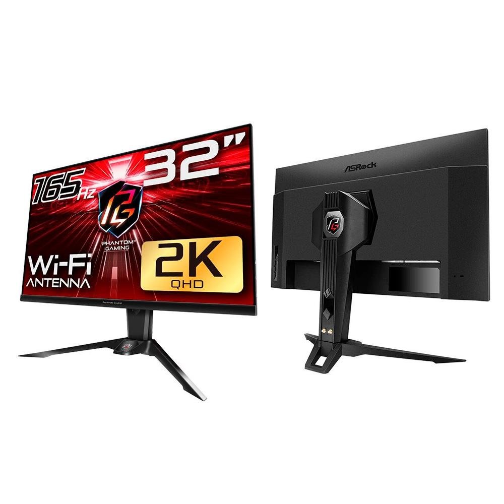 Monitor Gamer AsRock 31.5 QHD, 165Hz | KaBuM!