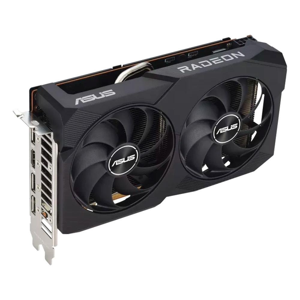 Placa de Vídeo RX7600 OC ASUS AMD Dual Radeon, 8GB GDDR6 - 90YV0IH2-M0NA00