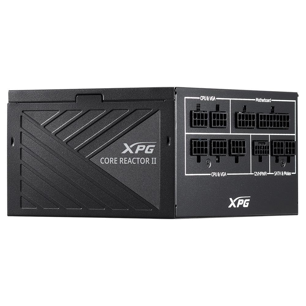 Fonte XPG Core Reactor II 850G-BKCBR, 850W, 80 Plus Gold, Modular, PFC Ativo, Com Cabo, Preto - 75261198 Fonte XPG Core Reactor II 850G-BKCBR, 850W, 80 Plus Gold, Modular, PFC Ativo, Com Cabo, Preto - 75261198