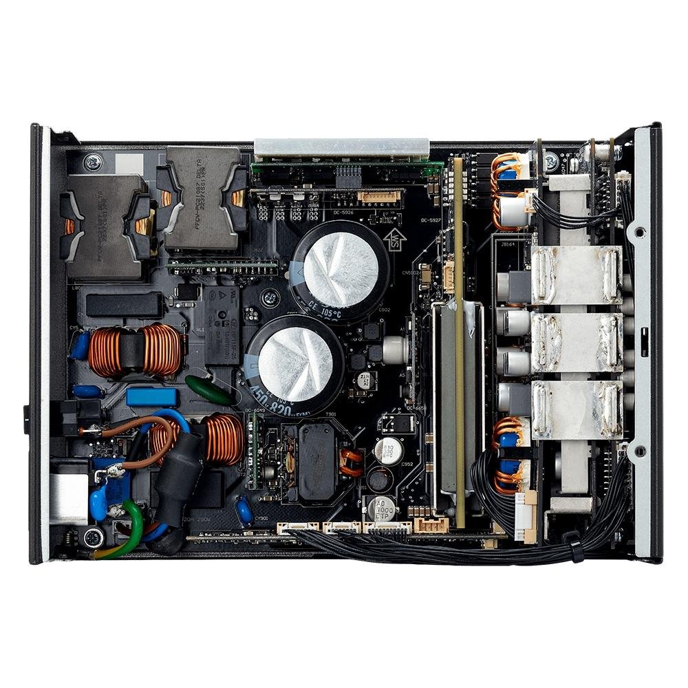 Fonte XPG Fusion 1600T-BKCBR, 1600W, 80 Plus Titanium, Modular, PFC Ativo, Preto - 75261087 Fonte XPG Fusion 1600T-BKCBR, 1600W, 80 Plus Titanium, Modular, PFC Ativo, Preto - 75261087