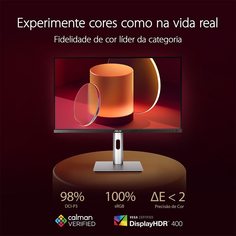 Monitor Profissional ASUS ProArt 32, 4K, IPS, HDR, USB-C, Altura Ajustável, Som Integrado - PA329CRV - view 2