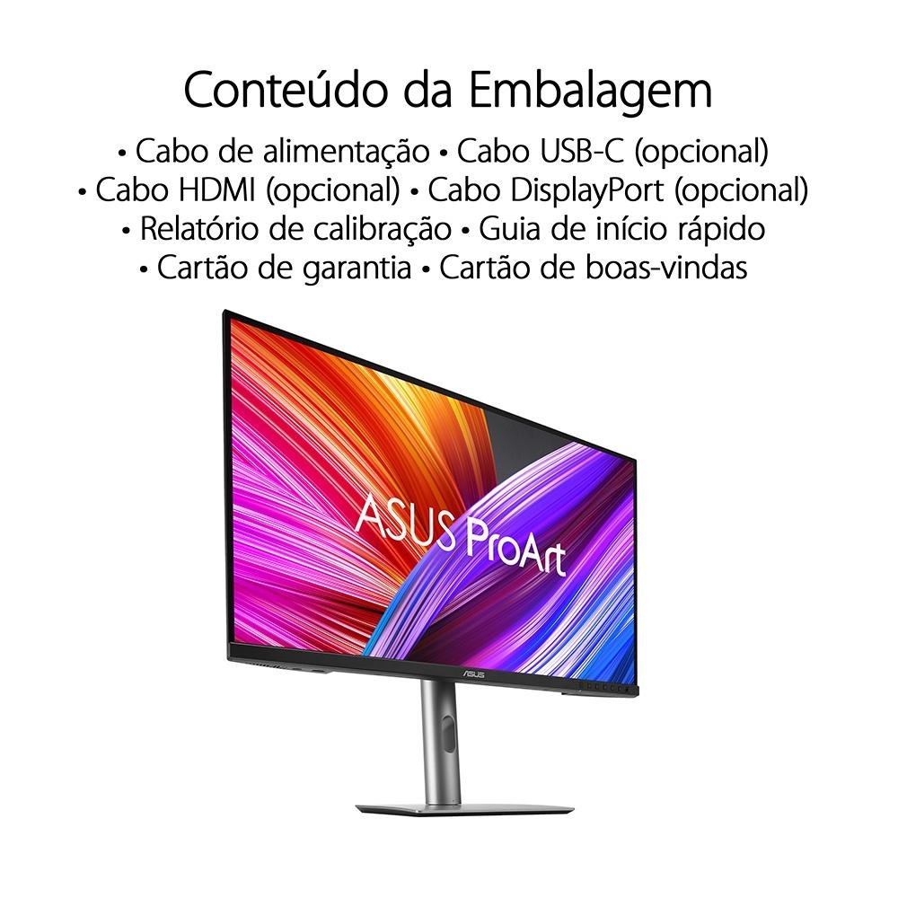 Monitor Profissional ASUS ProArt 32, 4K, IPS, HDR, USB-C, Altura Ajustável, Som Integrado - PA329CRV - view 7