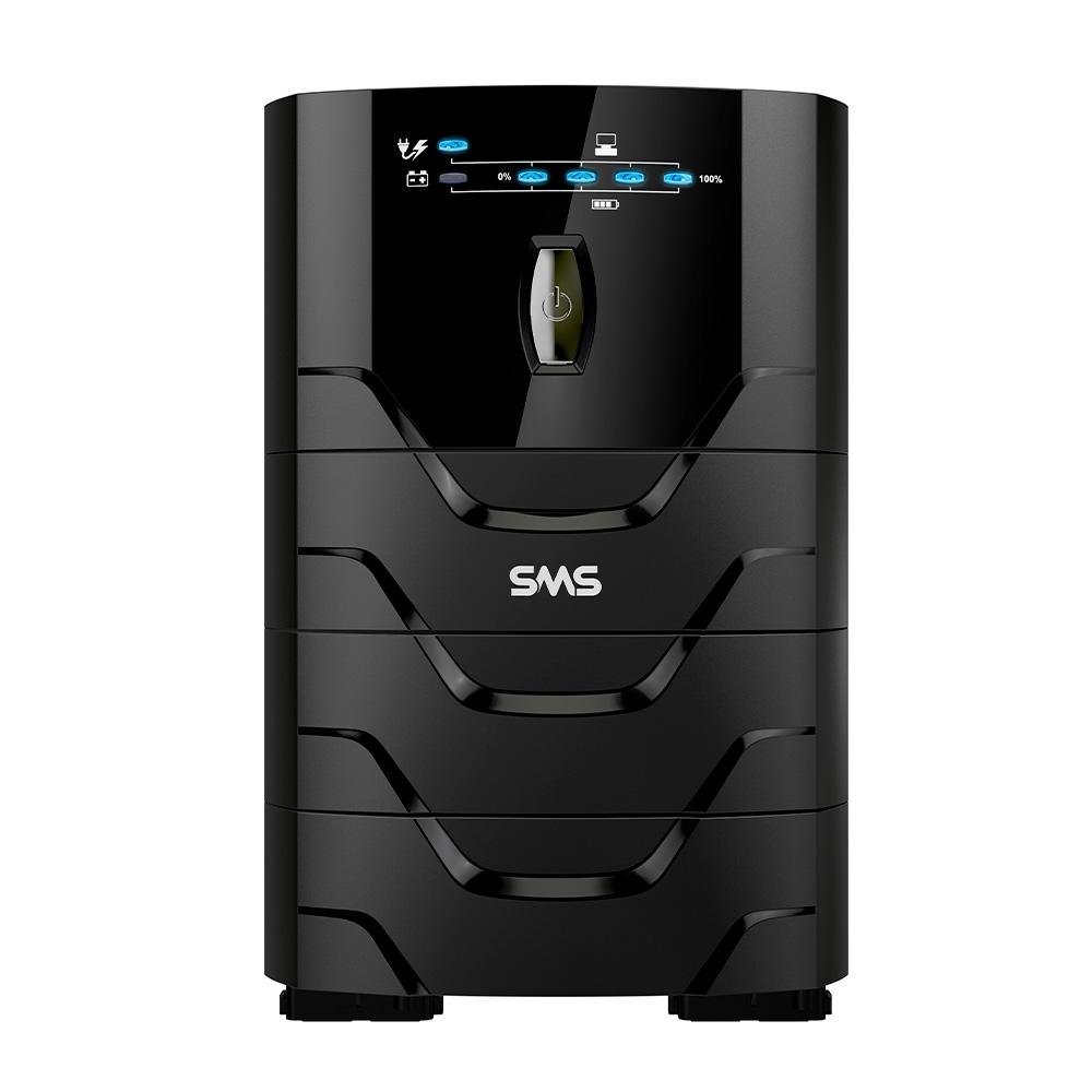 Nobreak SMS Power Sinus uPS2400Bi, Senoidal, 2400VA, Bivolt, Saída 110V - 0027874