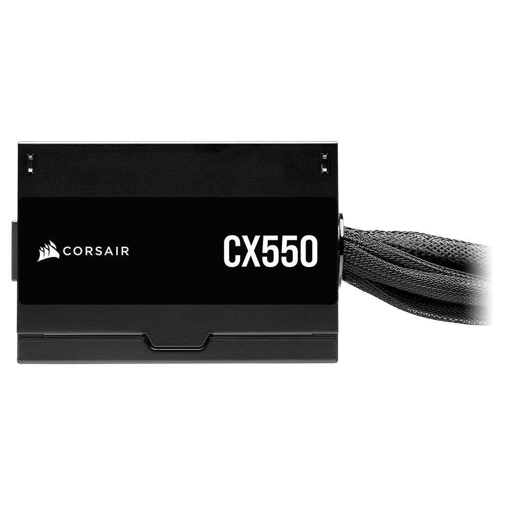 Fonte Corsair CX Series CX550, 550W, 80 Plus Bronze, Com Cabo, Preto - CP-9020277-BR