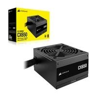 Fonte Corsair CX Series CX650   As fontes de alimentação CORSAIR CX têm a certificação 80 PLUS Bronze, fornecendo até 88% de eficiência operacional pa