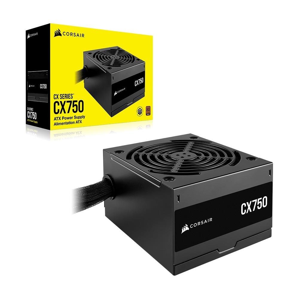 Fonte Corsair CX Series CX750, 750W | KaBuM!