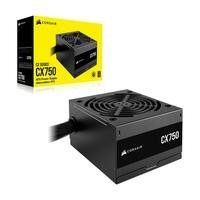 Fonte Corsair CX Series CX750   As fontes de alimentação CORSAIR CX têm a certificação 80 PLUS Bronze, fornecendo até 88% de eficiência operacional pa