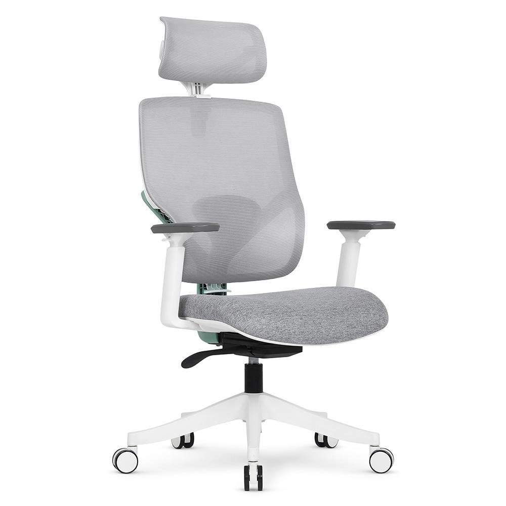 Cadeira de Escritório Ergonômica DT3 Yura, Até 120kg, Apoio de Braço 3D, Verde - ( Balão.info)-3 - foto 2