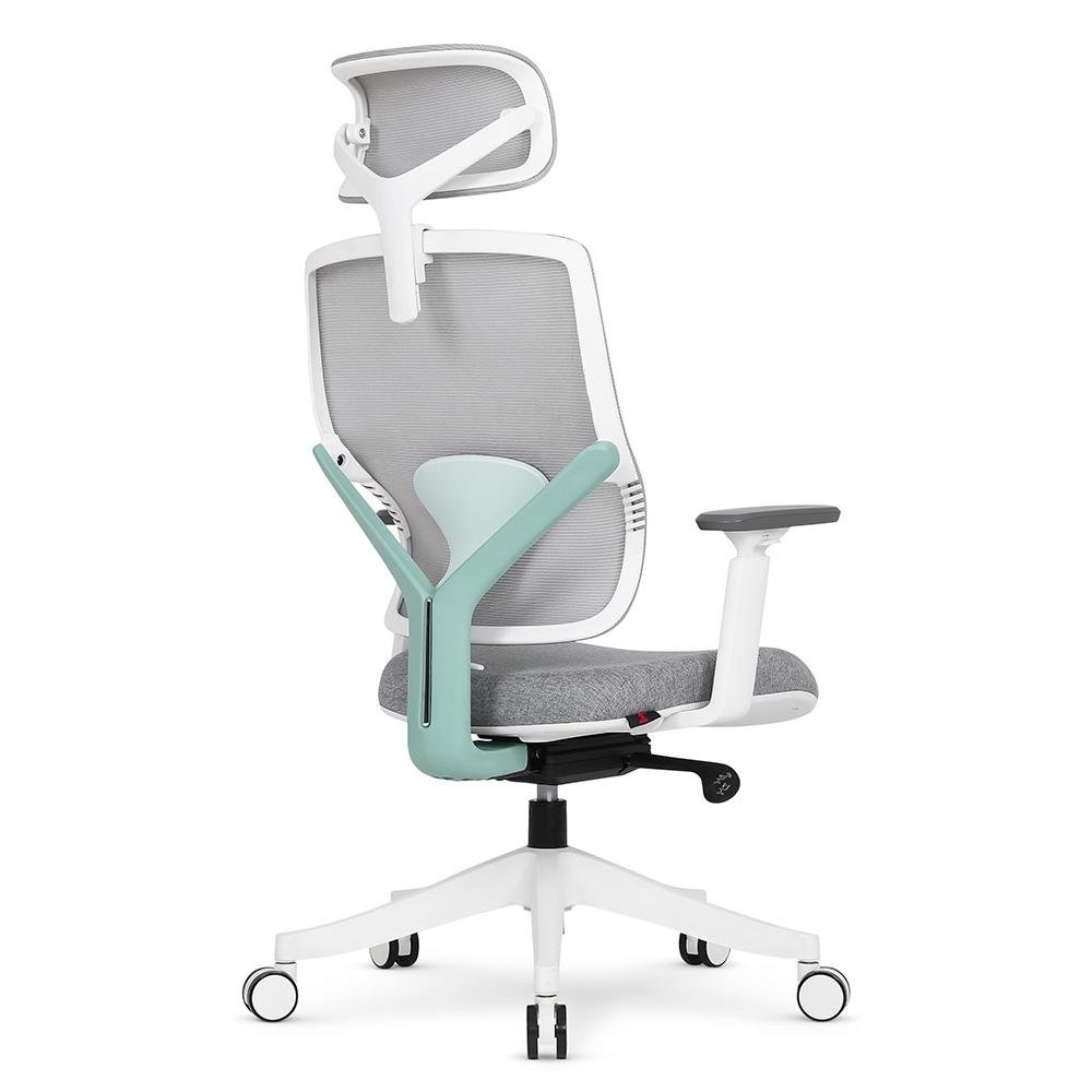 Cadeira de Escritório Ergonômica DT3 Yura, Até 120kg, Apoio de Braço 3D, Verde - 14044-3 - view 4
