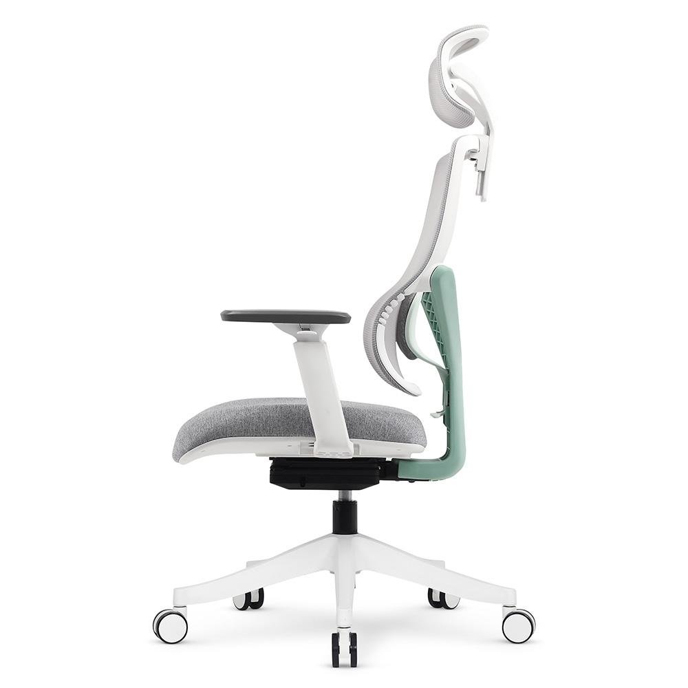 Cadeira de Escritório Ergonômica DT3 Yura, Até 120kg, Apoio de Braço 3D, Verde - ( Balão.info)-3 - foto 7