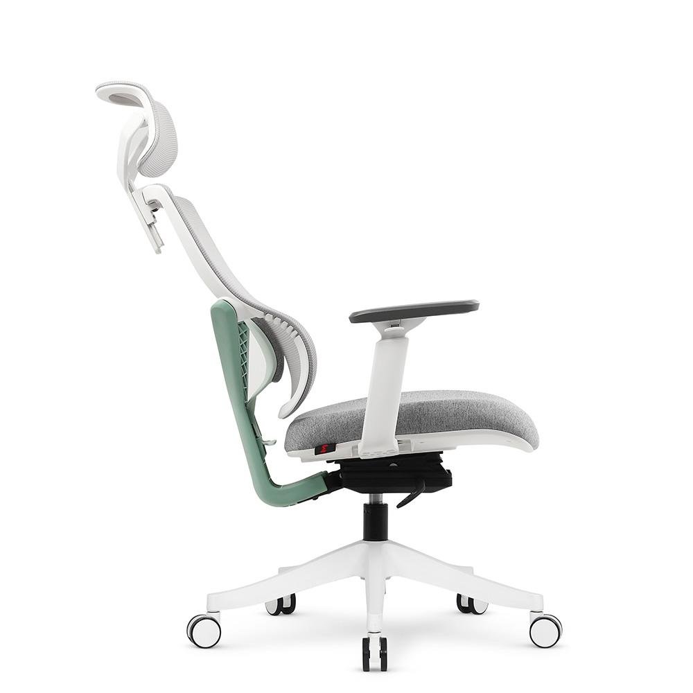 Cadeira de Escritório Ergonômica DT3 Yura, Até 120kg, Apoio de Braço 3D, Verde - ( Balão.info)-3 - foto 9