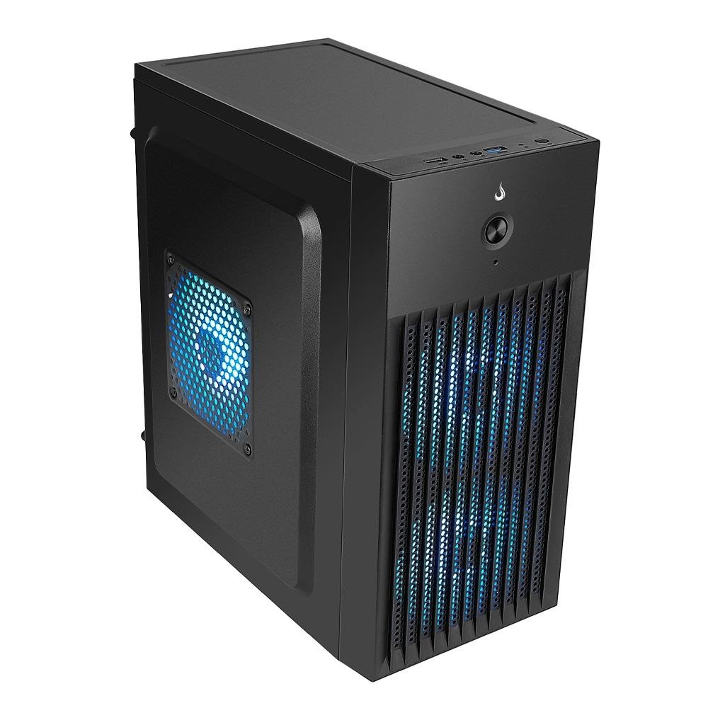 Gabinete Office Rise Mode X1 Black, Mini Tower, M-ATX, Sem FANs, Preto - RM-GA-OFX1-FB - view 3