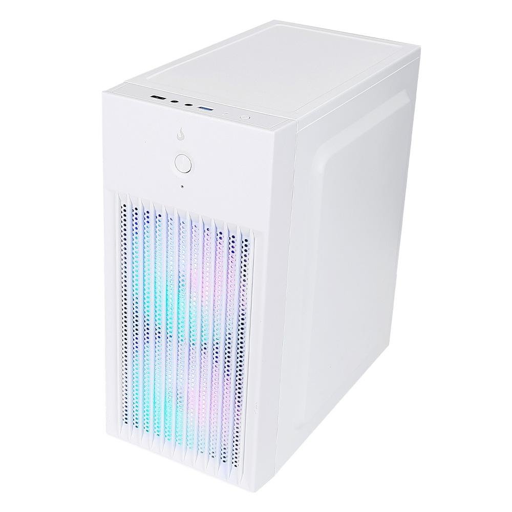 Gabinete Office Rise Mode X1 White, Mini Tower, M-ATX, Sem FANs, Branco - RM-GA-OFX1-FW - view 4