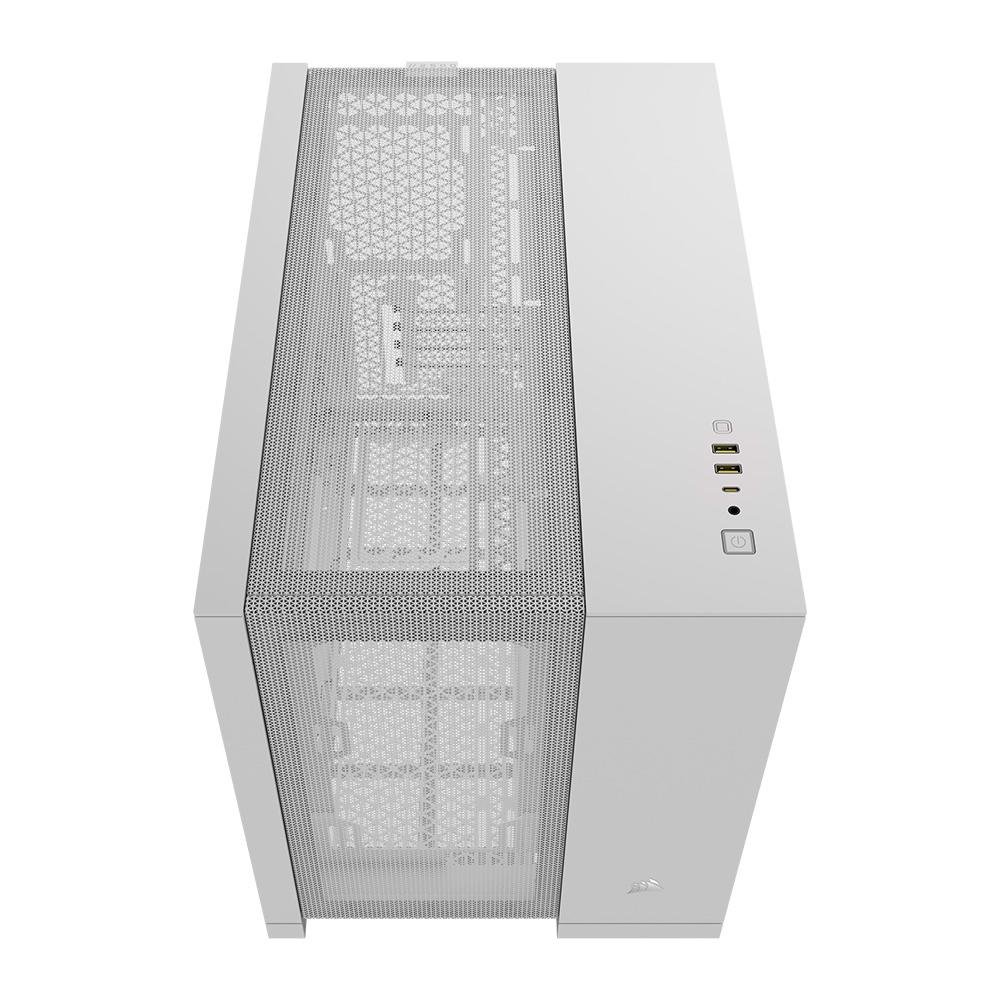 Gabinete Gamer Corsair 2500D, Mini-Tower, M-ATX, Lateral em Vidro Temperado, Sem FANs, Branco - CC-9011264-WW - view 5