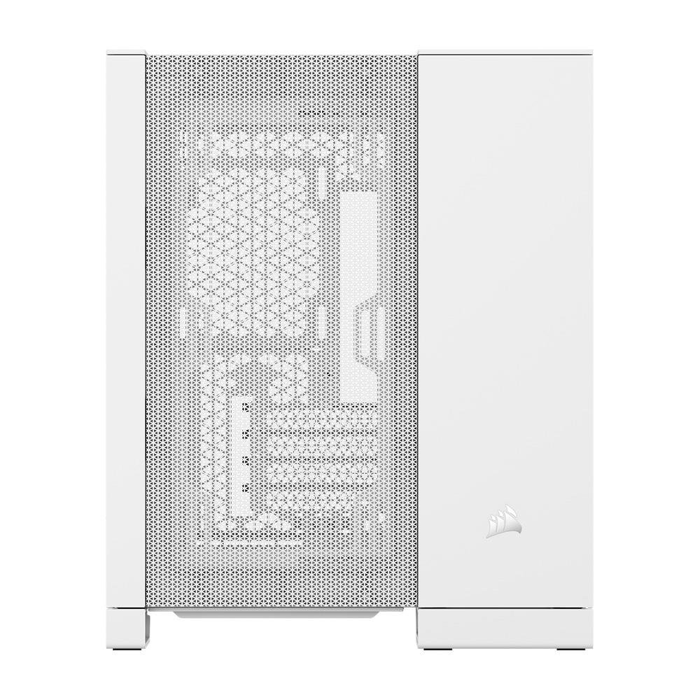 Gabinete Gamer Corsair 2500D, Mini-Tower, M-ATX, Lateral em Vidro Temperado, Sem FANs, Branco - CC-9011264-WW - view 4