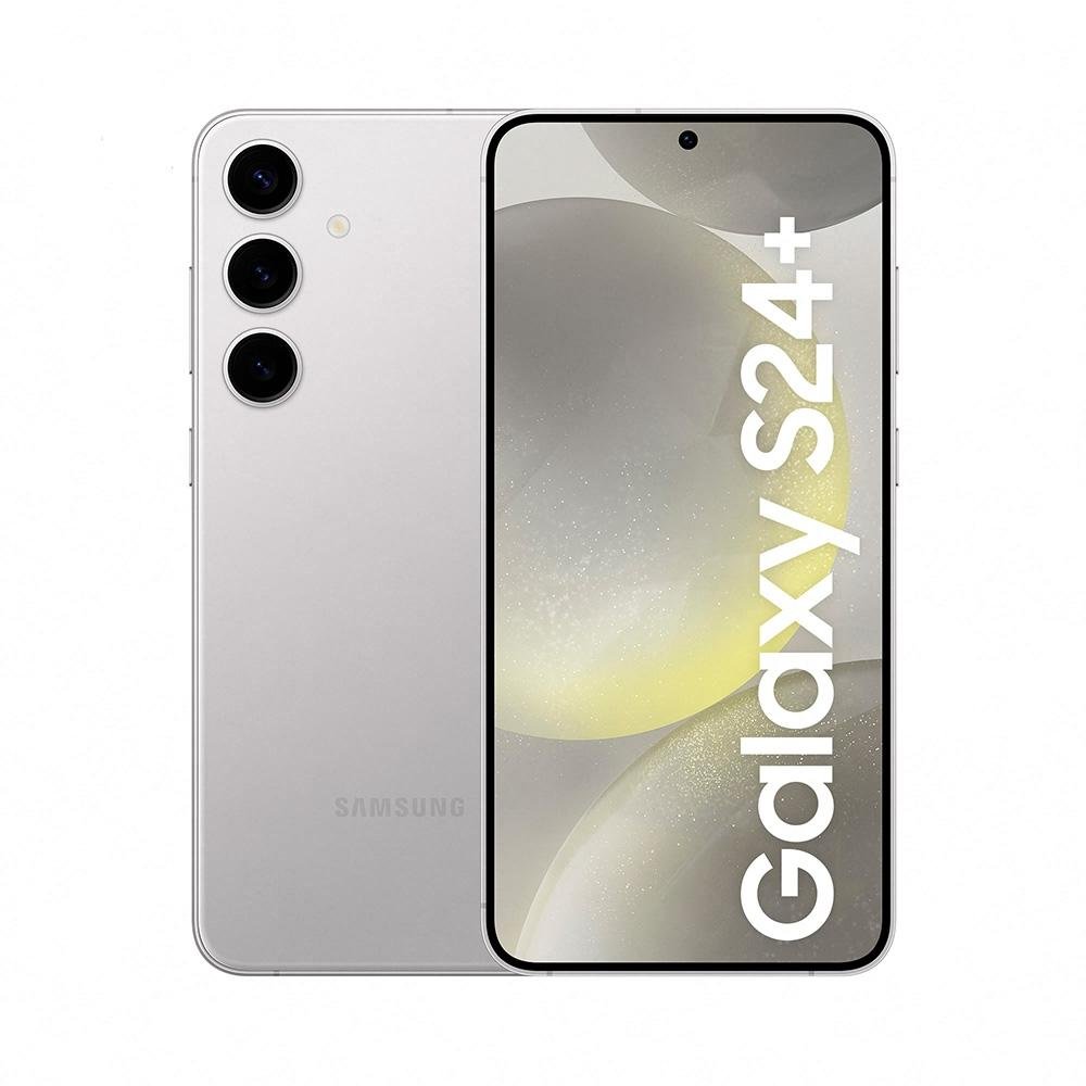 Smartphone Samsung Galaxy S24+, Galaxy AI, Câmera Tripla 50MP, Tela de 6.7" 1-120Hz, 512GB, 12GB de RAM, eSIM, Cinza - SM-S926BZASZTO Smartphone Samsung Galaxy S24+, Galaxy AI, Câmera Tripla 50MP, Tela de 6.7" 1-120Hz, 512GB, 12GB de RAM, eSIM, Cinza - SM-S926BZASZTO