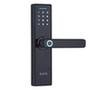 Fechadura Eletrônica Digital De Embutir Com Biometria Elsys, Preto - ESF-DE2000B