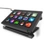 Mesa Controladora de Stream Rise Mode Vision 02 Alumínio, 15 Teclas LCD, Premium, Preto - RM-MC-02-B