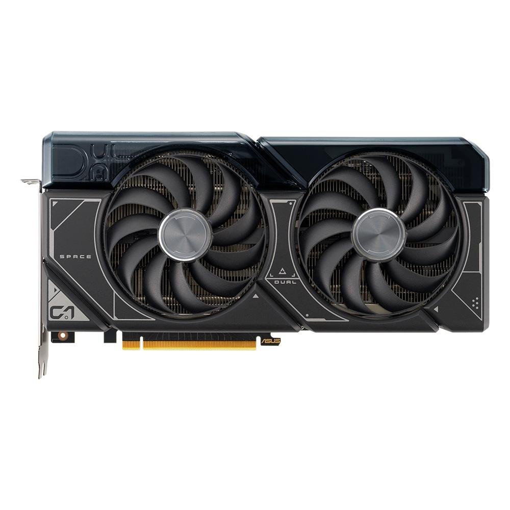 Imagem 2 de 9 do produto Placa de Vídeo RTX 4070 Super OC DUAL O12G ASUS NVIDIA GeForce, 12GB GDDR6X, DLSS, Ray Tracing - DUAL-RTX4070S-O12G