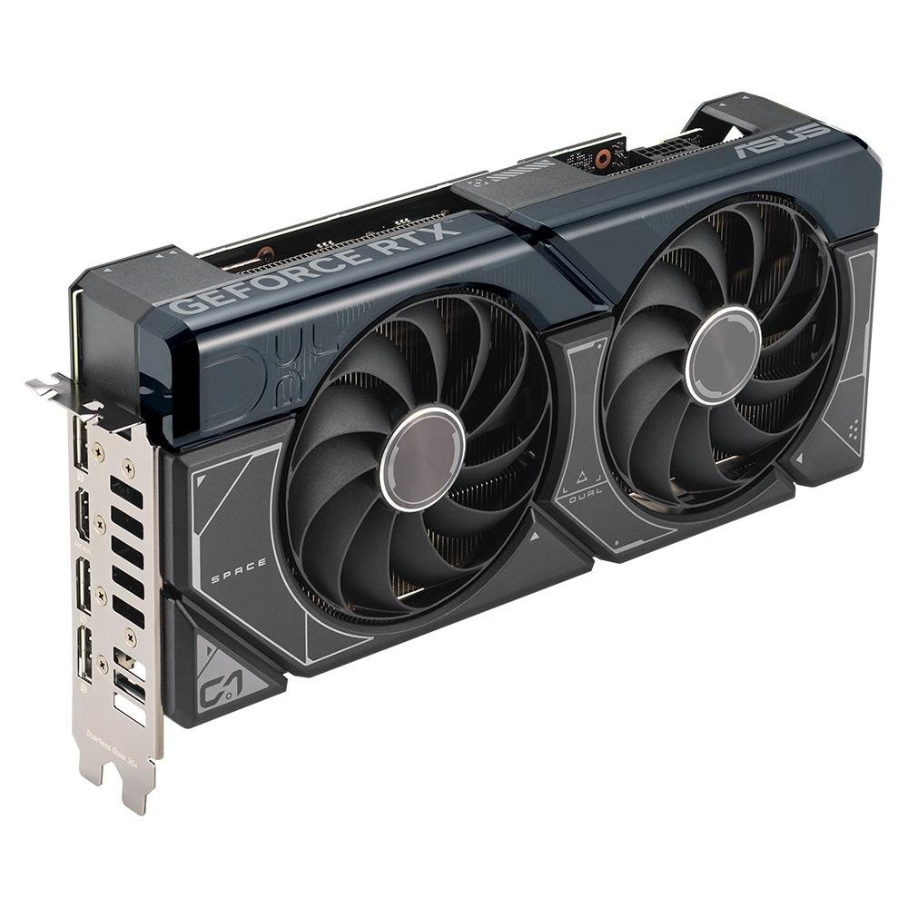 Imagem 3 de 9 do produto Placa de Vídeo RTX 4070 Super OC DUAL O12G ASUS NVIDIA GeForce, 12GB GDDR6X, DLSS, Ray Tracing - DUAL-RTX4070S-O12G