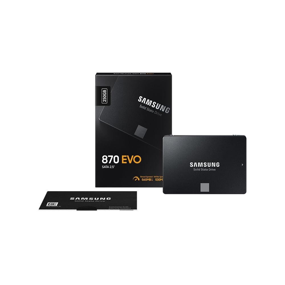 SSD Samsung 250GB Evo 870 Sata KaBuM