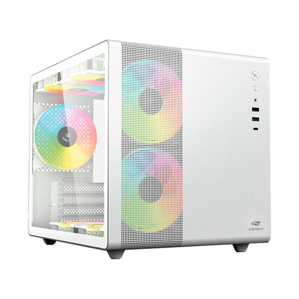Gabinete Gamer C3Tech Gaming Aquarius | KaBuM!