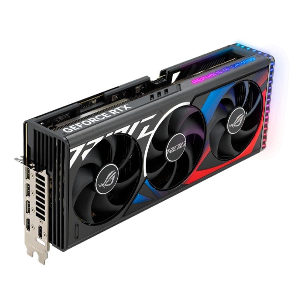 Placa de Vídeo RTX 4080 Super ROG Strix OC Edition O16G ASUS NVIDIA GeForce, 16GB GDDR6X, DLSS, Ray Tracing - 90YV0KB0-M0NA00 Placa de Vídeo RTX 4080 Super ROG Strix OC Edition O16G ASUS NVIDIA GeForce, 16GB GDDR6X, DLSS, Ray Tracing - 90YV0KB0-M0NA00