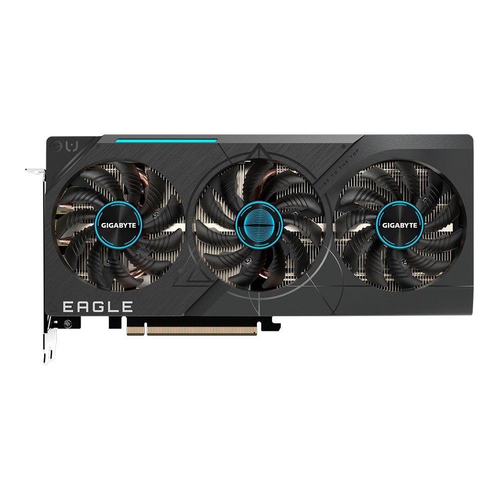 Imagem 5 de 8 do produto Placa de Vídeo RTX 4070 Super Gigabyte Eagle OC NVIDIA GeForce, 12GB GDDR6, DLSS, Ray Tracing - GV-N407SEAGLE OC-12GD