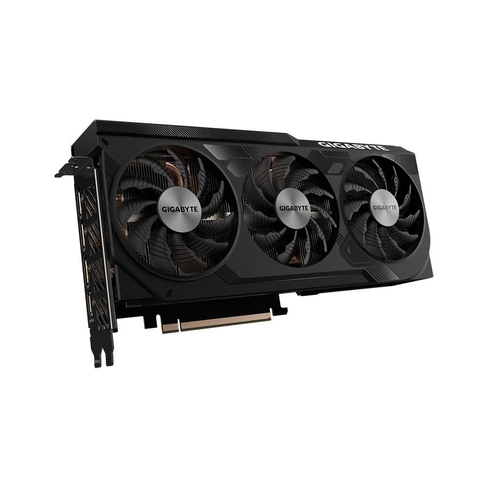 Imagem 3 de 8 do produto Placa de Vídeo RTX 4070 Super Gigabyte Windforce NVIDIA GeForce, 12GB, GDDR6X, DLSS, Ray Tracing - GV-N407SWF3OC-12GD
