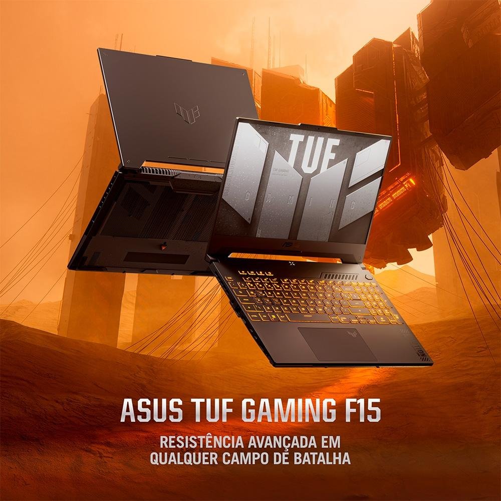 "Notebook Gamer ASUS Tuf Gaming F15 Fx507vu, Intel Core I7, GeForce Rtx 4050, 8GB RAM, Ssd 512gb, 15,6"" Fhd, 144hz, Keepos - Fx507vu-Lp151" - view 8