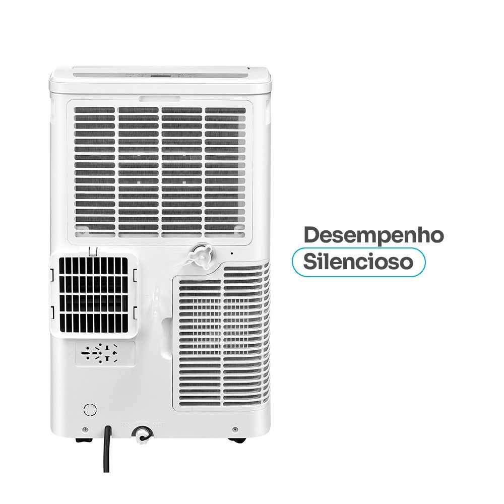 Ar Condicionado Portátil KABUM! smart 700, 12000 BTUs, Quente e Frio, Controle via App, Alexa/Google Assistente, 220V, Branco - KSAC700BR220 Ar Condicionado Portátil KABUM! smart 700, 12000 BTUs, Quente e Frio, Controle via App, Alexa/Google Assistente, 220V, Branco - KSAC700BR220