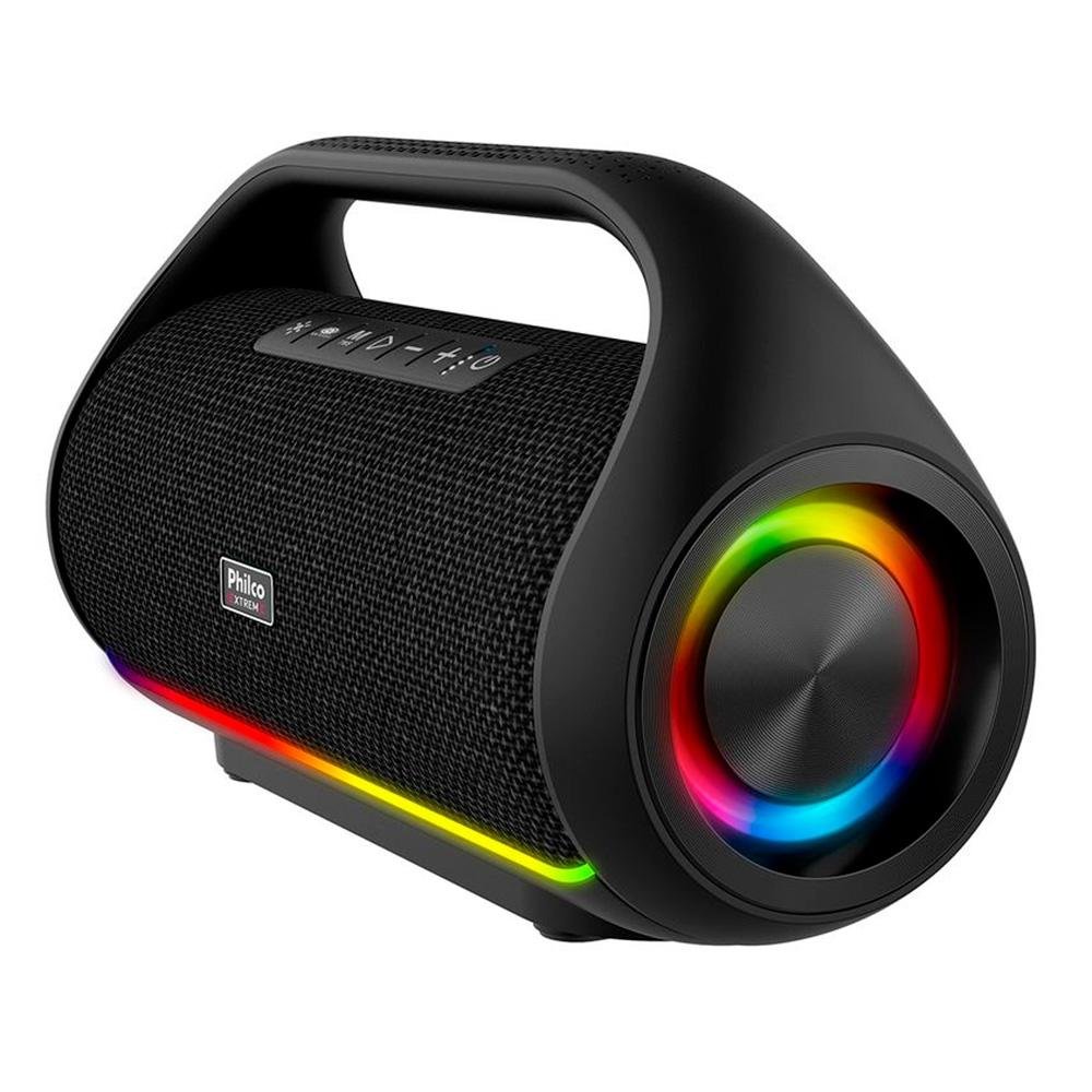Caixa de Som Bluetooth Philco Extreme PBS220BT, 220W RMS, IPX5 Resistente à Água, Preto - 56603791 - view 2