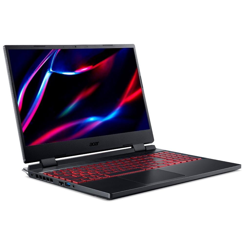 Notebook Gamer Acer Nitro 5 Intel Core i7-12650H, 8GB RAM, GeForce RTX 3050, SSD 512GB, 15,6" FHD 144Hz, Win 11 Home, Preto - AN515-58-78BZ