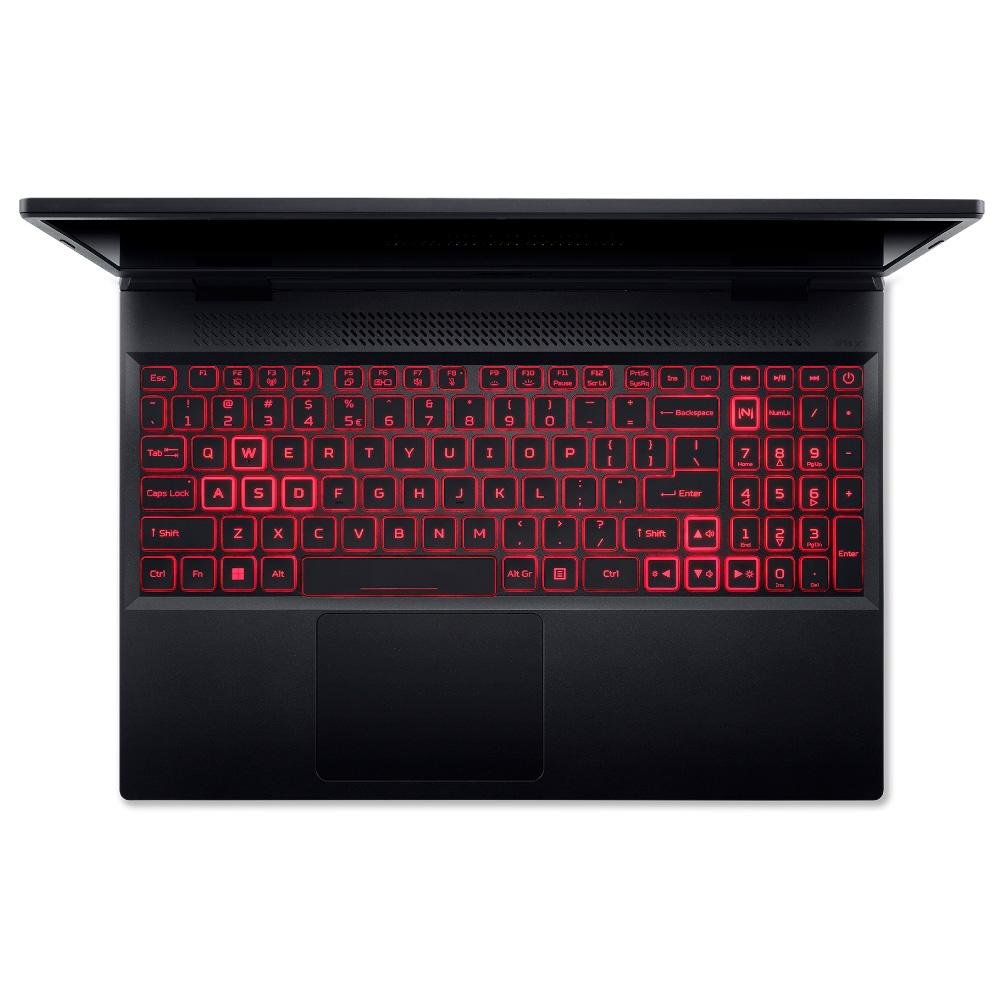 Notebook Gamer Acer Nitro 5 Intel Core i7-12650H, 8GB RAM, GeForce RTX 3050, SSD 512GB, 15,6" FHD 144Hz, Win 11 Home, Preto - AN515-58-78BZ