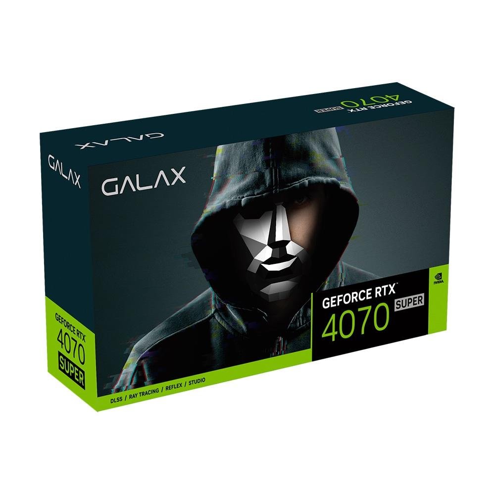 Imagem 9 de 9 do produto Placa de vídeo RTX 4070 Super 1-Click OC 2X Galax NVIDIA GeForce, 12GB GDDR6X, DLSS, Ray Trancing - 4895147155517