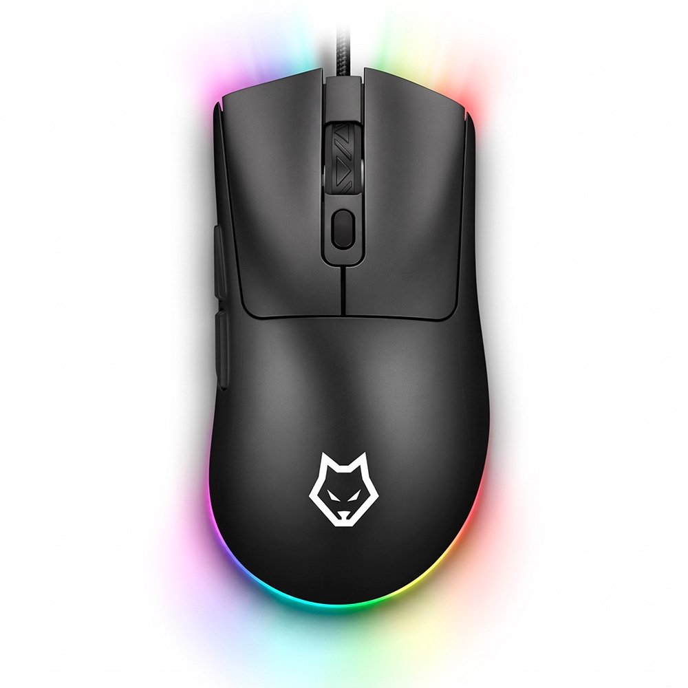Mouse Gamer Husky Arrow, RGB, 16000 DPI, 7 Botões, Preto - HMS300PT