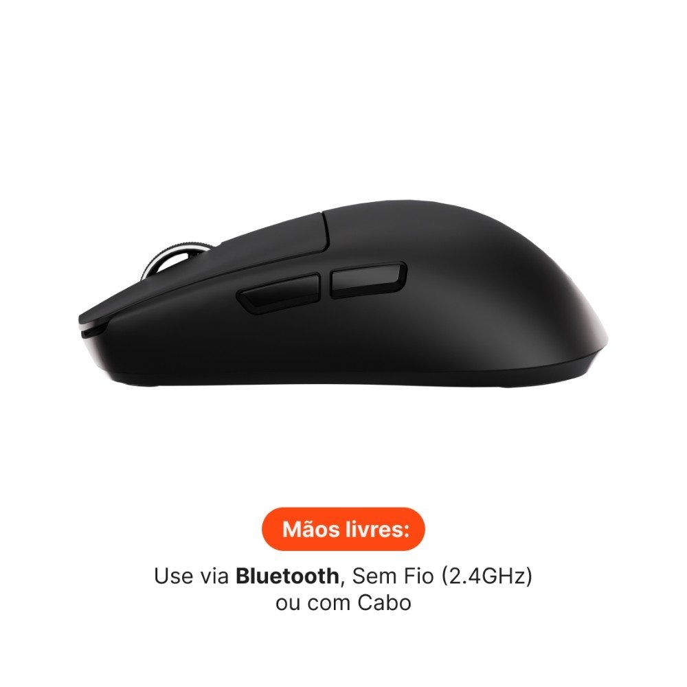 Mouse Gamer Sem Fio Husky Cold Blood, Sensor PixArt 3950, 8000Hz, Tri-Mode, Switch Huano Pink, RGB - HMS001 Mouse Gamer Sem Fio Husky Cold Blood, Sensor PixArt 3950, 8000Hz, Tri-Mode, Switch Huano Pink, RGB - HMS001