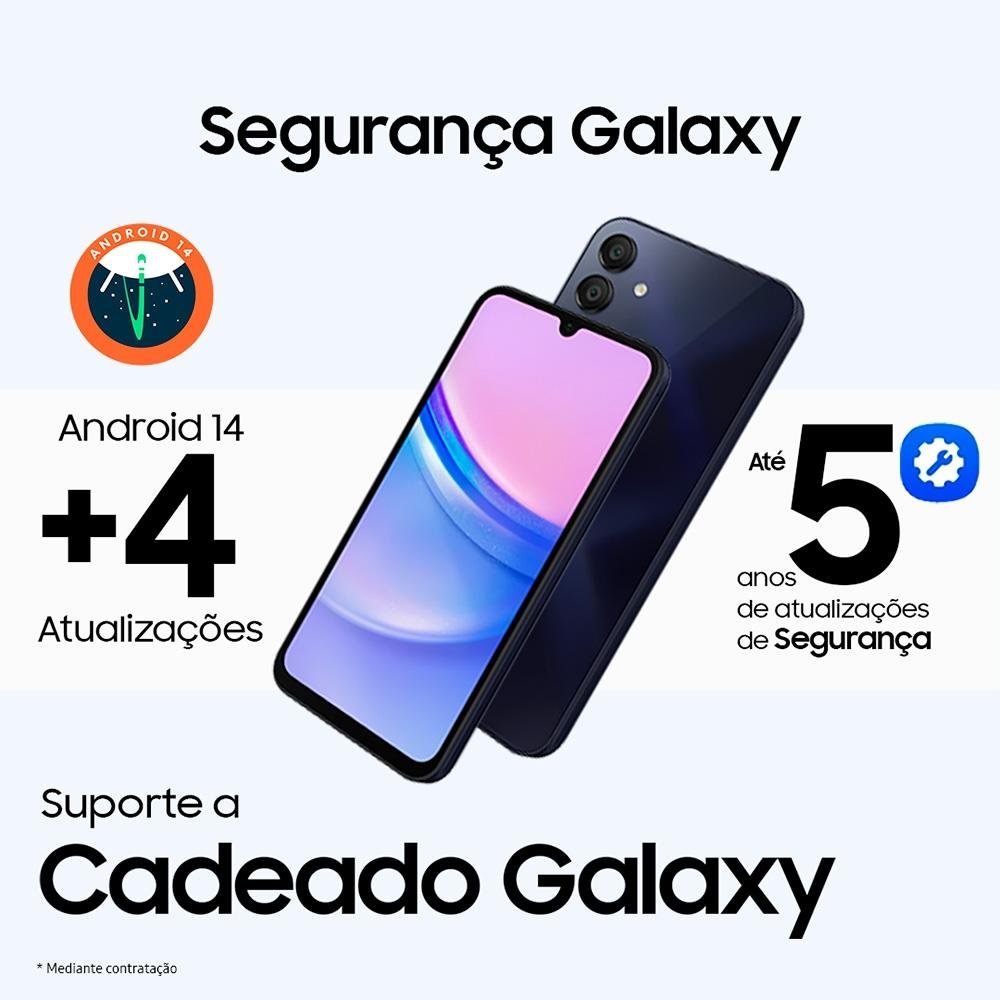 Imagem 10 de 19 do produto Smartphone Samsung Galaxy A15 5G, 128GB, 4GB, Octa Core, Câmera Tripla 50MP, Tela de 6.5", Azul Claro - SM-A156MLBRZTO