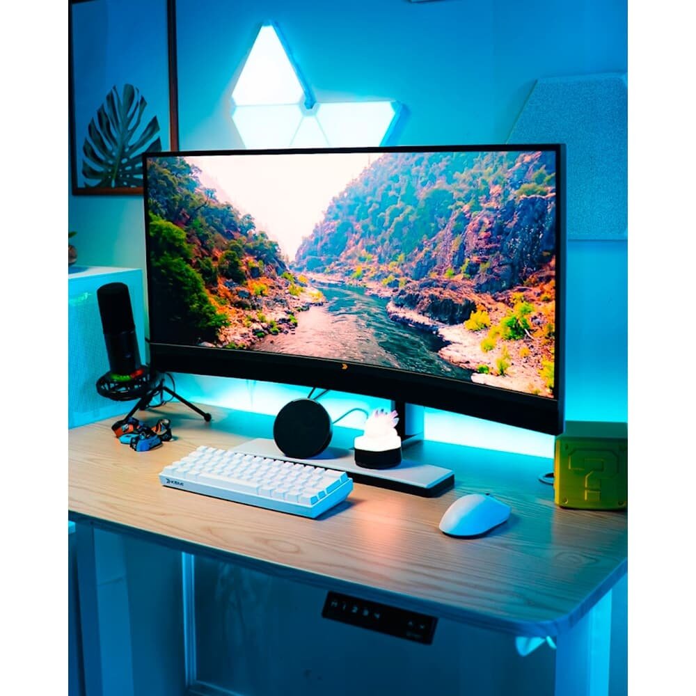 Monitor Gamer Balão.info Gaming MG900 34 Curvo, Mini-led, 180 Hz, 1ms, HDMI e DisplayPort, USB-C, HDR, FreeSync - KGMG90034BR - view 4