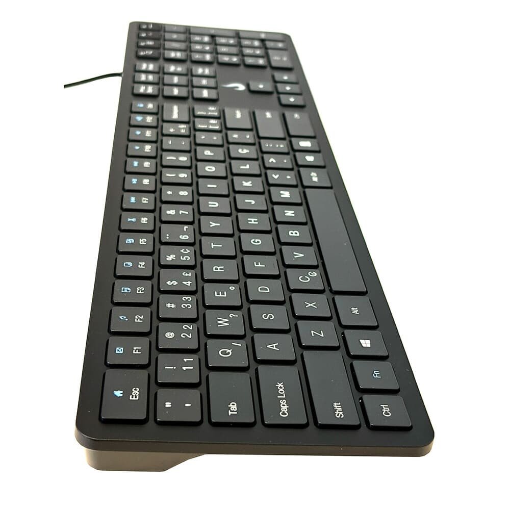 Teclado Slim ( Balão.info), USB, Preto - RM-TS-FB - view 4